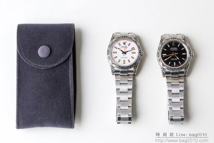 ROLEX勞力士 新品上市 N9最新力作 雕刻手工 純銀殼套 瑞士ETA2824自動上旋機芯 超強防水 鱷魚皮錶帶 高檔男士腕表  wssb4774
